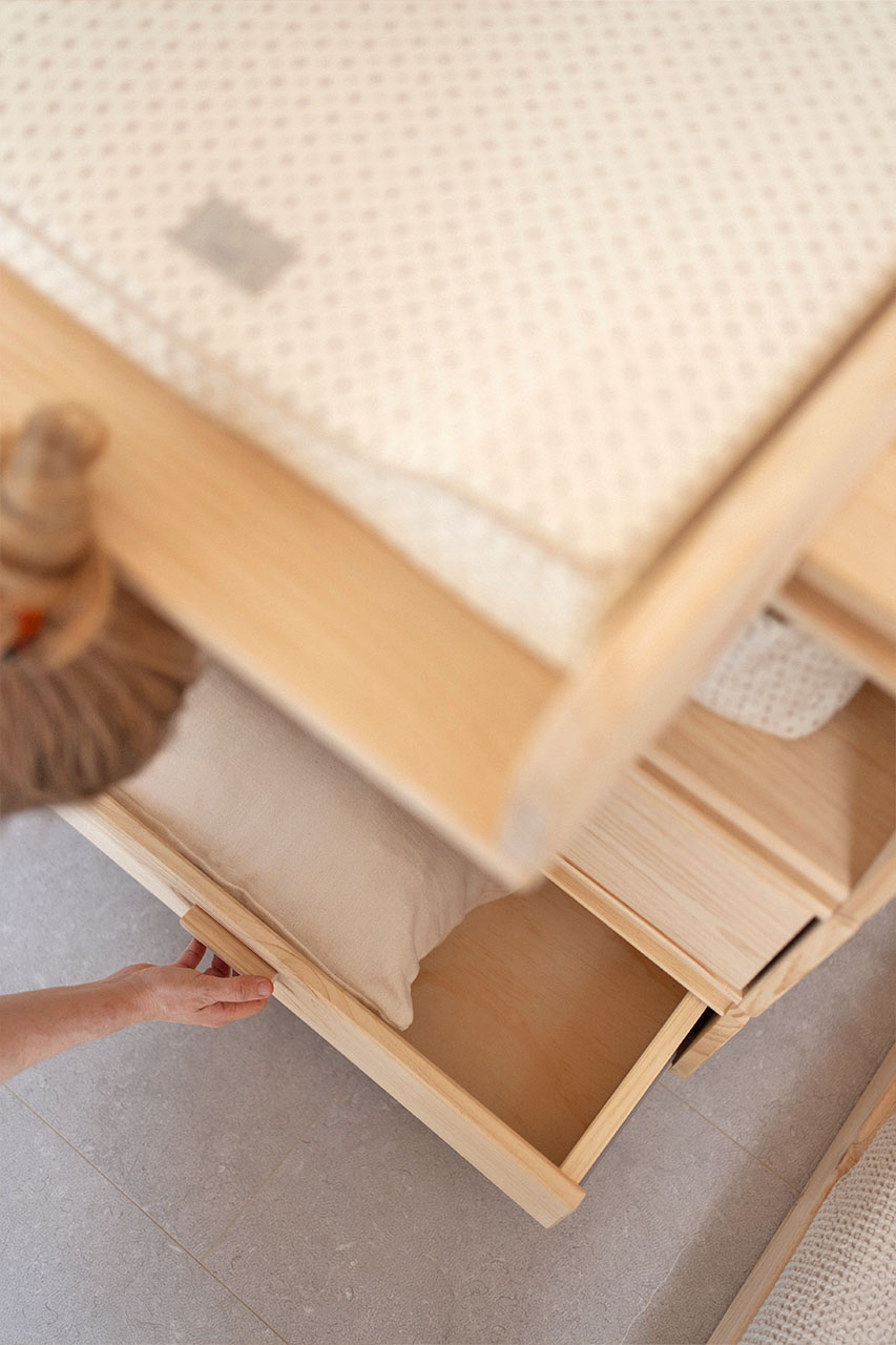Imagen de ambiente 4 para:Mueble cambiador de madera sostenible